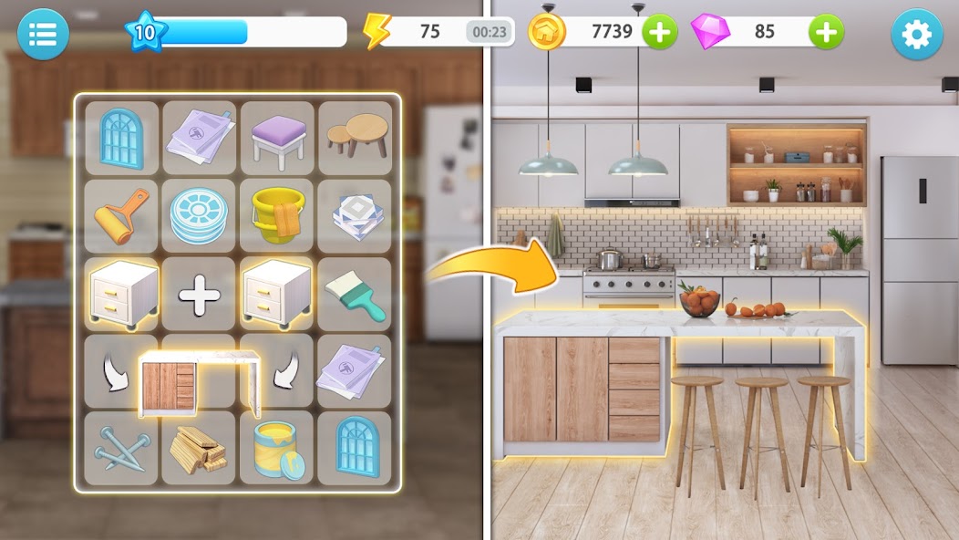 Merge Home Master 1.0.18 APK + Mod (Unlimited money) untuk android
