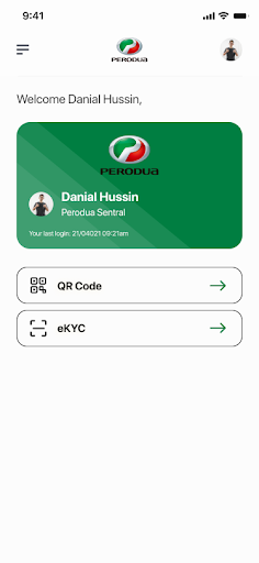 Perodua SA App Screen 3
