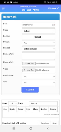 ORION PUBLIC SCHOOL TEACH APP