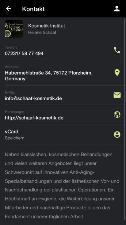 Kosmetik Institut H. Schaaf Screen 2