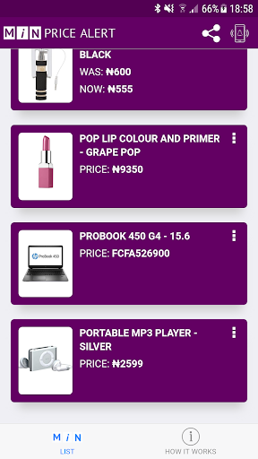 MiN Price Alert