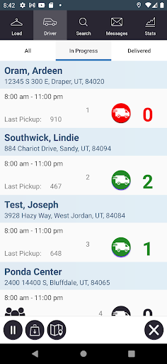 Delivery Connect Mobile Screen 2