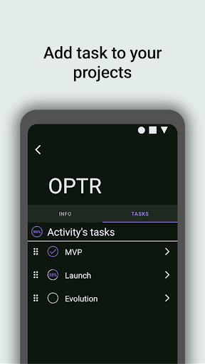 OPTR - Time tracker & Project Screen 2