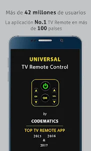 Remoto universal de TV: Inteli