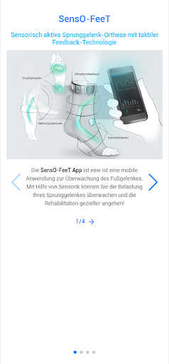 Android application SensO-FeeT screenshort