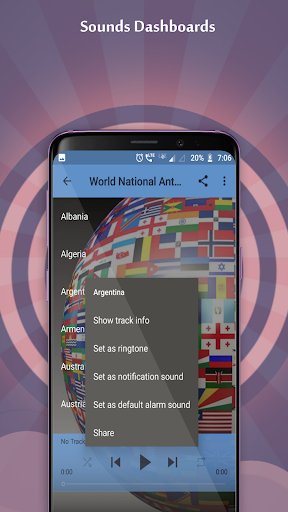 World National Anthem Ringtone Screen 2