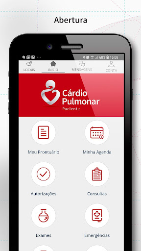 Android application Cárdio Pulmonar screenshort
