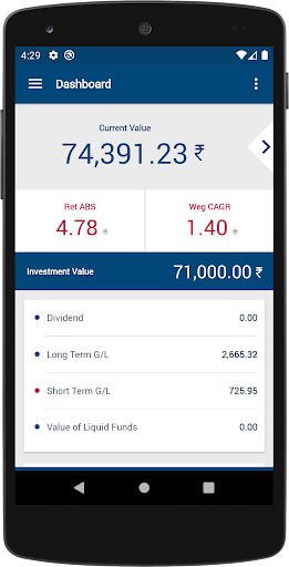 Sahyog Investments Screen 2