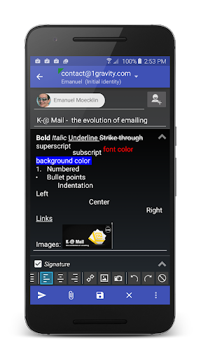 K-@ Mail - Email App Screenshot 4 - AppWisp.com