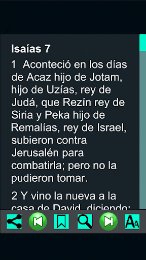 Android application Isaías Bíblicos (Español) screenshort