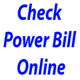 Power bill check online icon