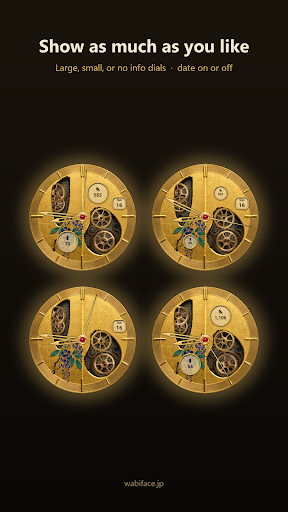Byobu Japanese Watch Face screenshot 8