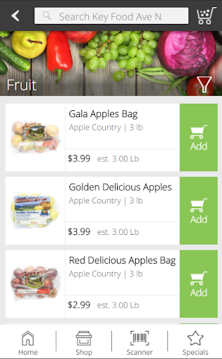 Screenshot of Key Food Avenue N