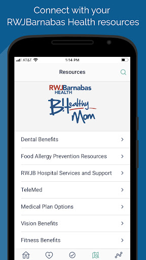 Android application BHealthy Mom screenshort