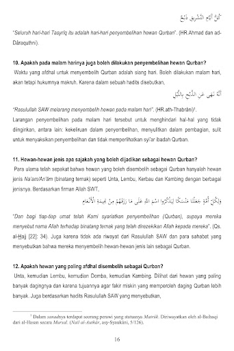 33 Tanya Jawab Seputar Qurban