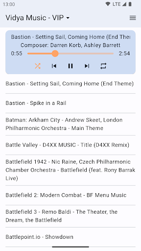 Android application Vidya Music: VIP Aersia Player screenshort