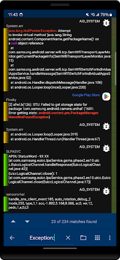 Logcat Reader screenshot 8