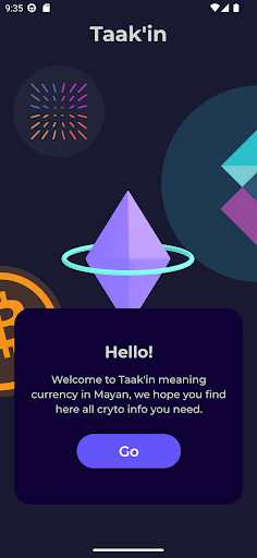 Android application Taak'in Crypto screenshort