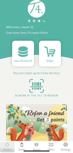 T4 Bubble Tea Screen 2