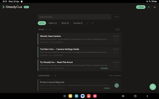 SteadyCue - Teleprompter App screenshot 7