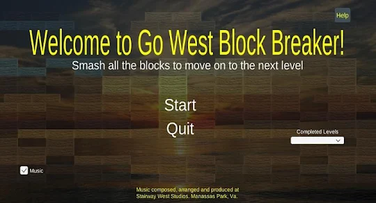 Go West Block Breaker