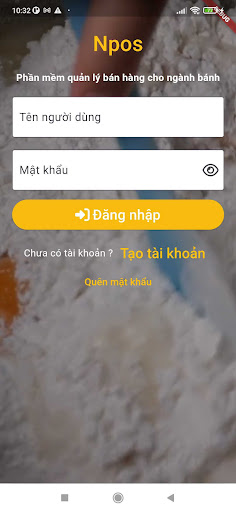 Android application Npos screenshort