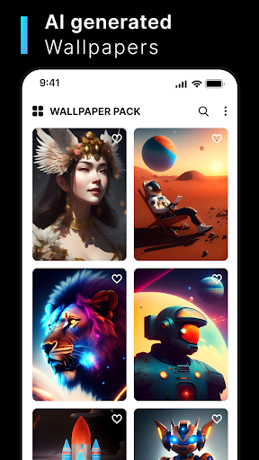 Android application Wallpaper Pack - AI Gen 4K screenshort