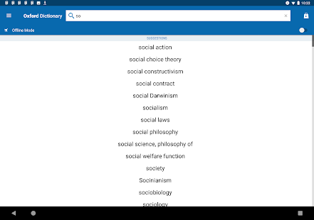 Oxford Philosophy Dictionary Screenshot