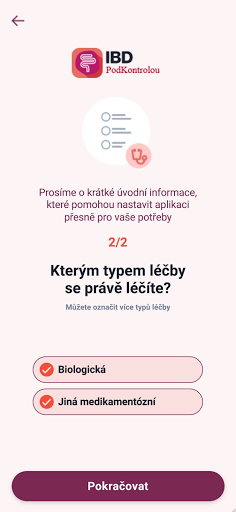IBDPodKontrolou Screen 2