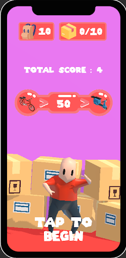 Android application Delivery Thrower screenshort