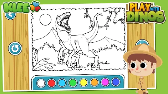 子供のための恐竜ゲームをプレイする