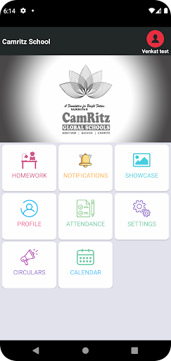 CamRitz Global school App Screen 2