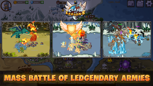 Clash of Legions MOD APK v1.741 Gold, Diamond For Android or iOS Gallery 5