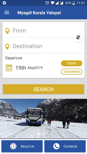 Android application Myagdi Korala Bus screenshort