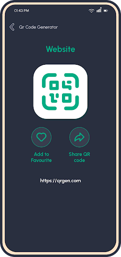 QR Code Generator Screen 2