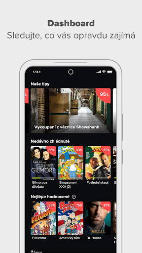 Android application Interaktivní TV screenshort