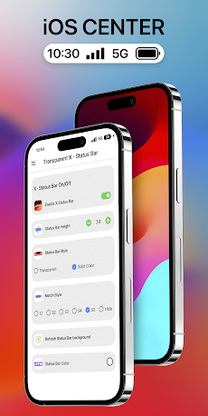 Transparent iOS X - Status Barのおすすめ画像3