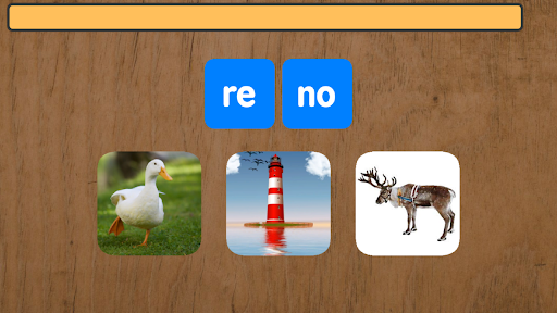 Android application Leer las sílabas screenshort