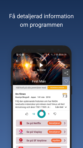 tv.nu - din guide till streaming & TV screenshots 3