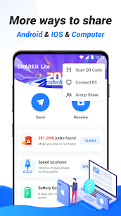 SHAREit Lite Apk For Android & iOS (Fast File Share) 4