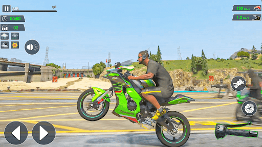 Traffic Race Highway Bike Ride screenshots 2