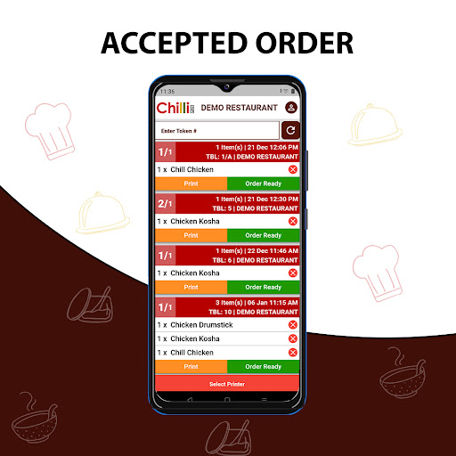 ChilliPOS Kitchen Screen 2