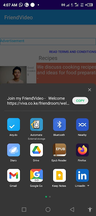 FriendVideo - 1.5 - (Android)