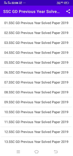 SSC GD Constable Previous Year