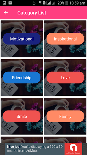 Quotes and Sayings Screen 3