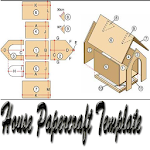 Cover Image of 下载 House Papercraft Template Idea  APK