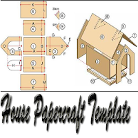 House Papercraft Template Idea