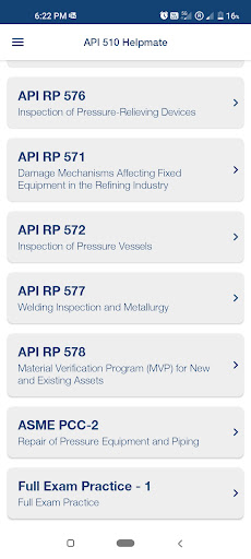 API 510 Helpmate Screen 2