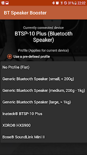 Bluetooth Speaker Booster Screenshot