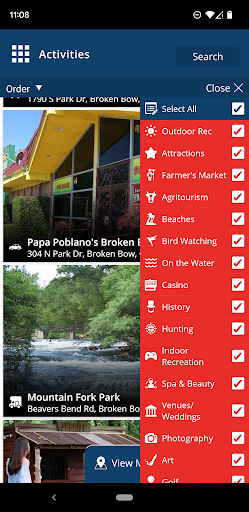Screenshot of Visit BeaversBend CabinCountry